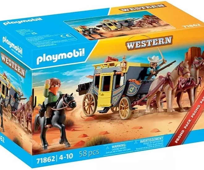 Playmobil Diligence – přepadení na Divokém západě