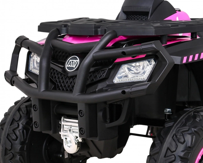 Čtyřkolka XT-Speed pro děti Růžová + 4x4 + EVA + Pomalý start + Rádio MP3 + LED dioda