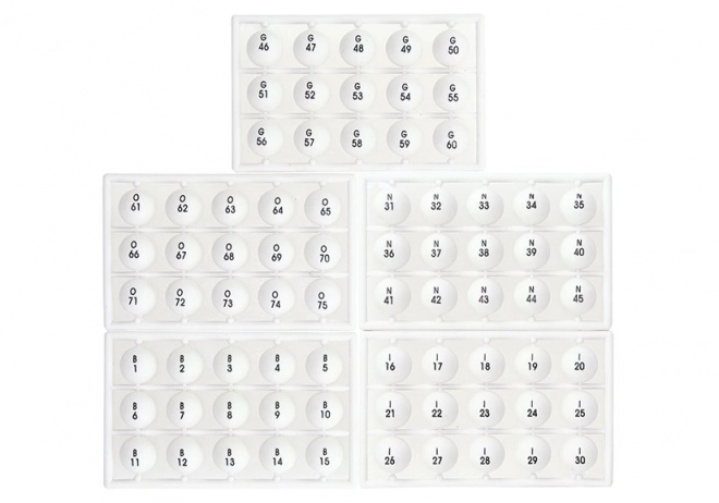 Rodinná hazardní hra Bingo Lotto Metal