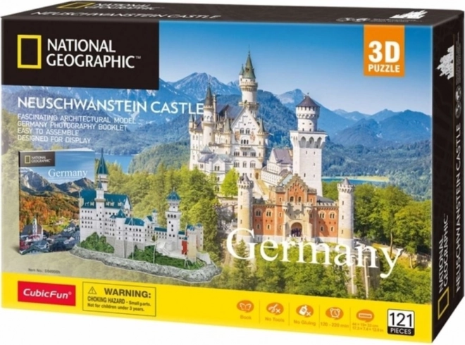 3D puzzle National Geographic: Zámek Neuschwanstein