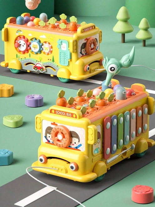 Interaktivní autobus Montessori 6v1