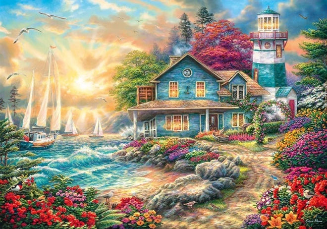 Puzzle Východ slunce u moře 2000 dílků