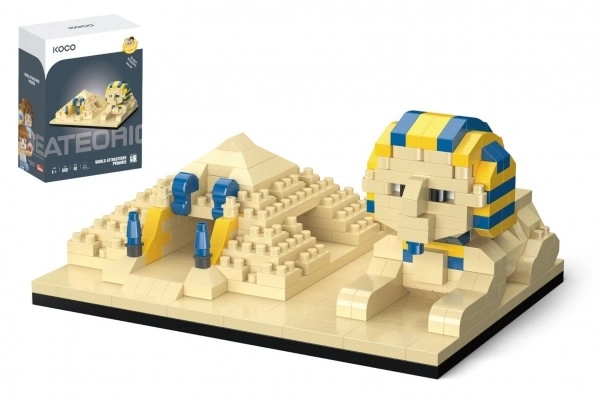 Stavebnice Koco pyramida a sfinga plastová