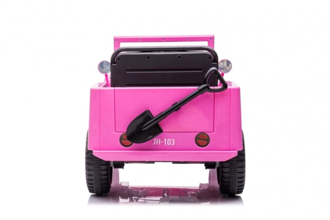 Růžové 4x4 dětské auto na baterii