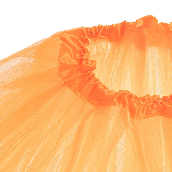 Kostým králíček s oranžovou tutu a čelenkou s mrkví