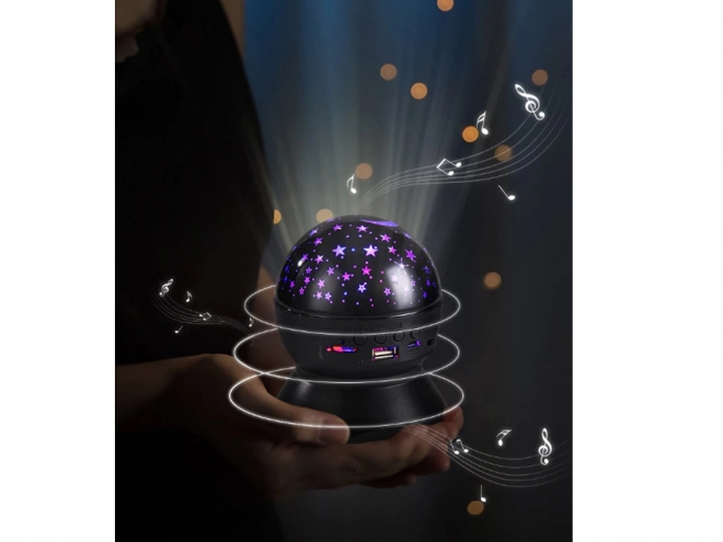 Projektor hvězdné noční oblohy s LED a Bluetooth reproduktorem