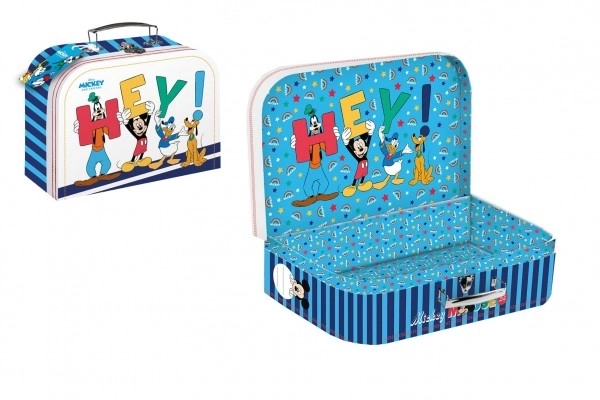 Kufřík/Kufr školní papírový Disney Mickey a přátelé 25x18x9cm ve fólii