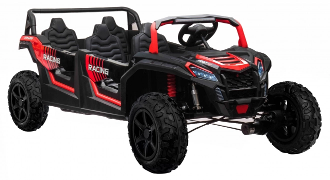 Čtyřmístná bugina ATV RACING UTV2000 s li-ion baterií – červená