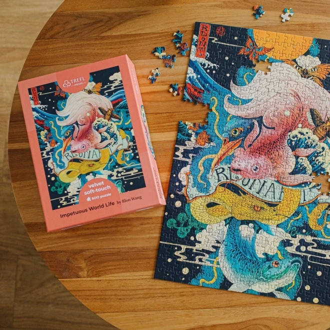 Puzzle 500 prvků UFT VELVET Impetuous World Life