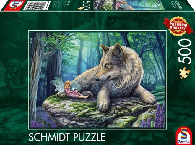 Puzzle Vlk a víla 500 dílků