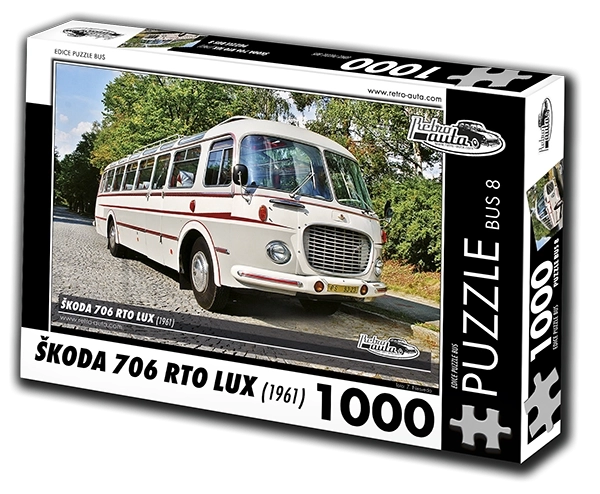 Sběratelská puzzle RETRO-AUTA Škoda 706 RTO Lux