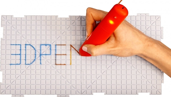 Silikonové podložky pro 3D pera s brožurou projektů