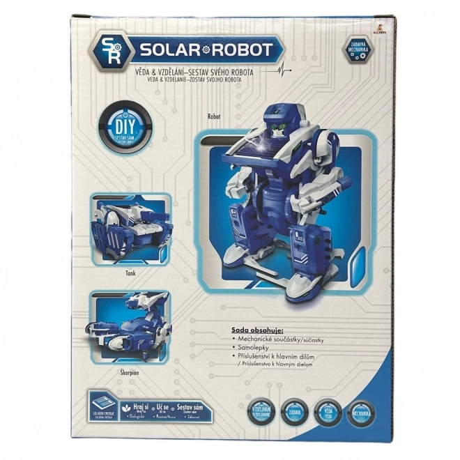 Robot na solární pohon 3v1