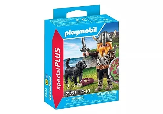 Viking s hlídacím psem