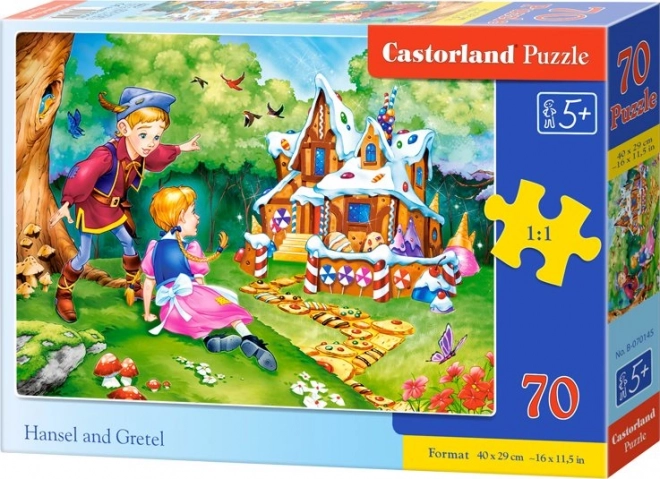 Puzzle Hansel a Gretel pro děti