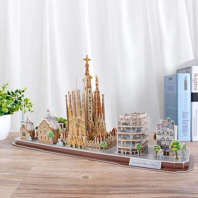 3D puzzle City Line Barcelona
