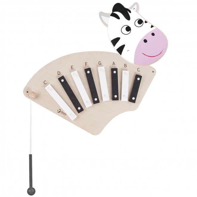 Klasická světová Edu hudební nástěnná tabule Zebra