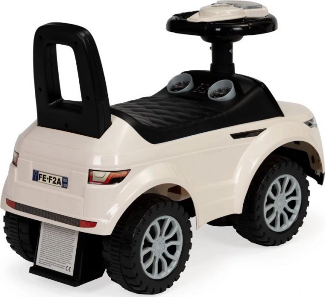 ECOTOYS Odrážedlo Auto s melodiemi bílé
