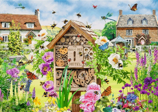 Puzzle TREFL Premium Plus Tea Time: domov pro včelky 1000 dílků
