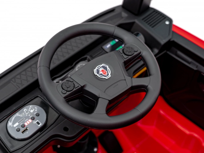 Dětský automobil Scania R-SERIE na baterie - Červená