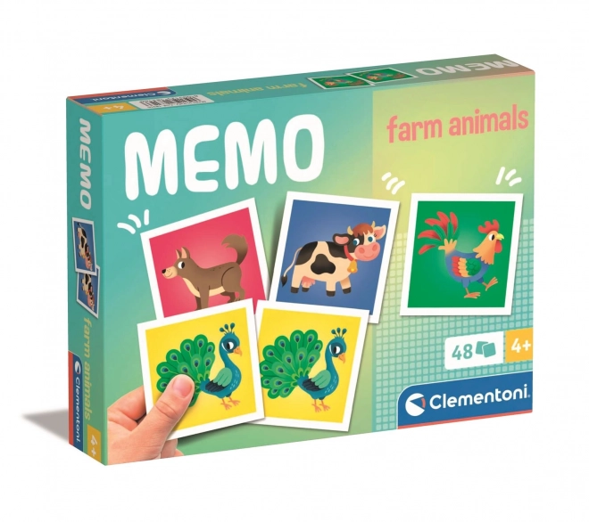 CLEMENTONI Pexeso Zvířata na farmě