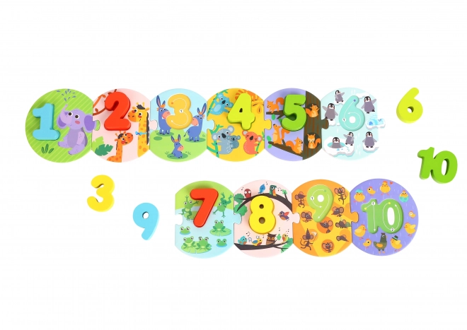 Edukativní puzzle Montessori Tooky Toy