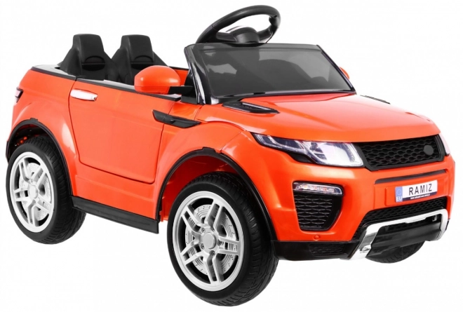 Elektrické autíčko sportovní Rapid Racer oranžové