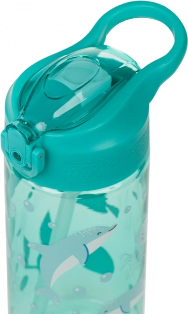 Tritanová láhev s brčkem svět oceánu 500 ml