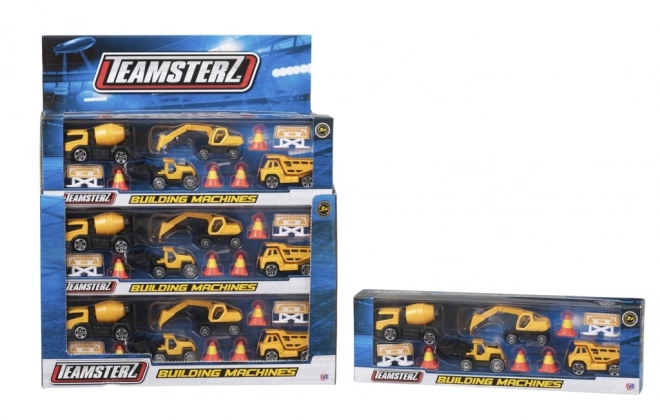 Teamsterz stavební mini set s konstrukčními stroji