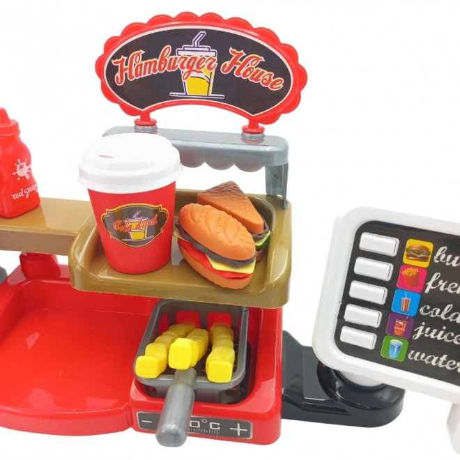 Fast Food XXL s pokladnou a dávkovačem od WOOPIE