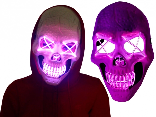 Svítící maska Halloween