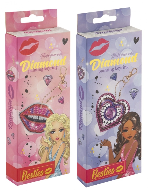 Diamantové Malování Přívěsek - Rty