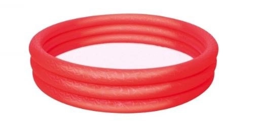 Dětský zahradní bazén Nafukovací brouzdaliště 183 x 33 cm BESTWAY + opravná záplata – Červený