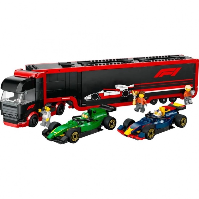 LEGO City F1 kamion s formulemi