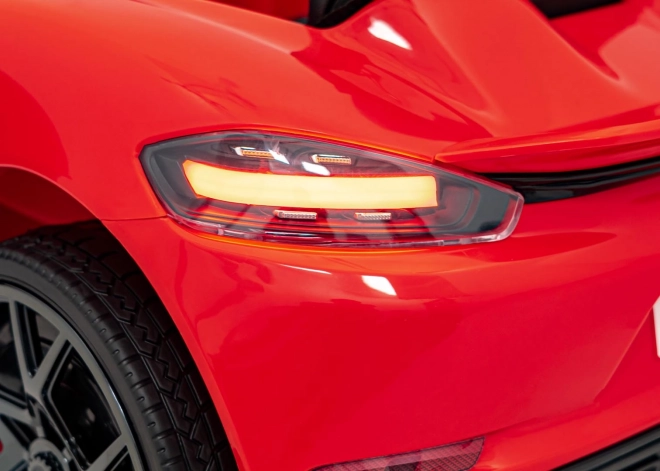 Dětské auto Porsche 718 – Červené