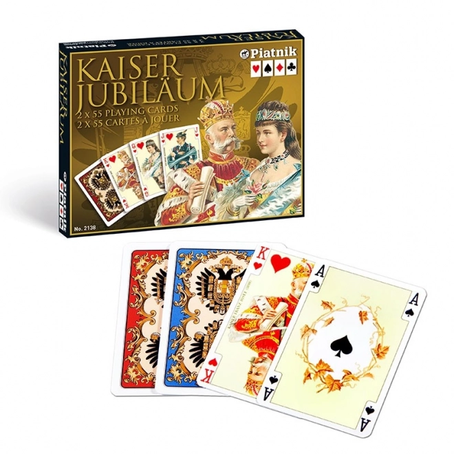 Luxusní hrací karty Kaiser Jubiläum