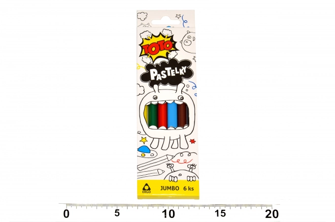 Pastelky Jumbo ERGO trojhranné 6 ks
