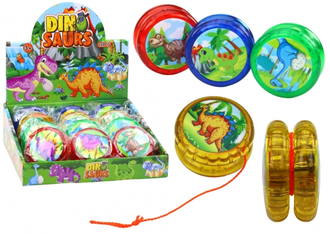 Jojo Svítící dinosauři Arkádová hračka 4 barvy