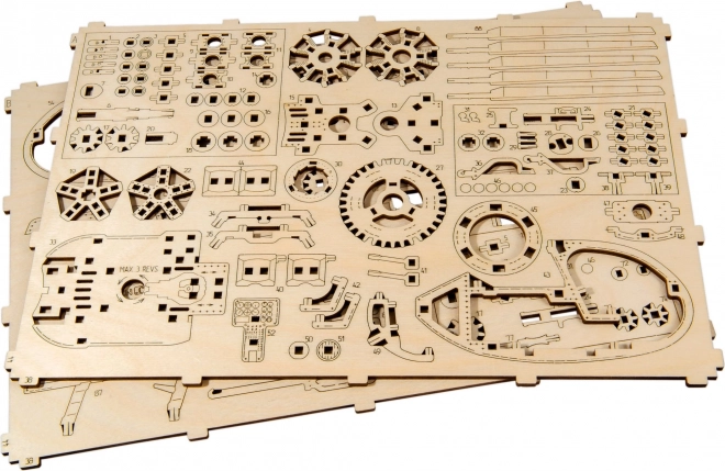 Dřevěné 3D puzzle vrtulník