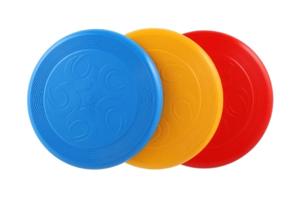 Létající talíř Frisbee plast 23cm možnost 4 barev 12m+