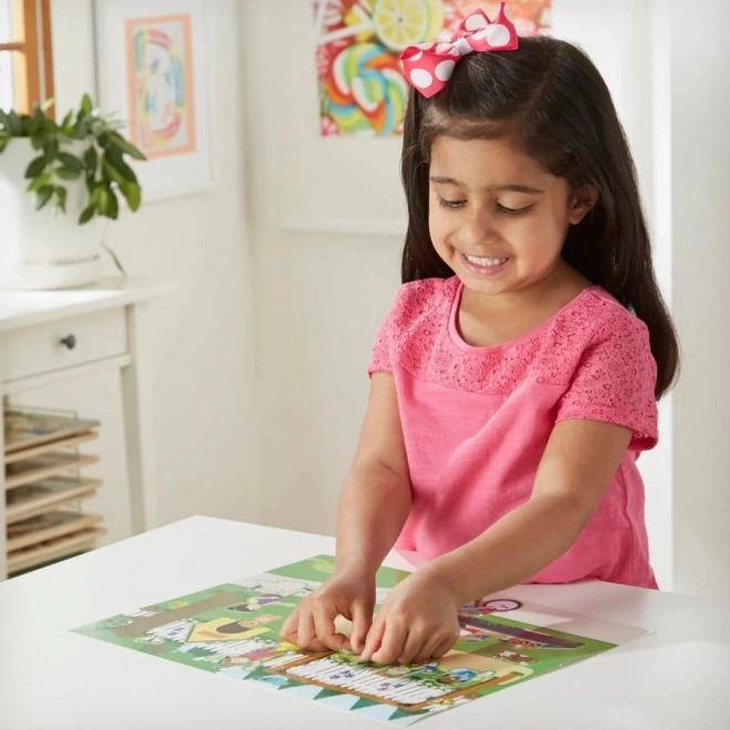 Opakování nálepkové Pady 'Hrajeme si na Dům' Melissa & Doug