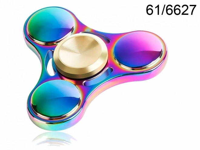 Kovový Spinner Duhový Crazy Gyro III