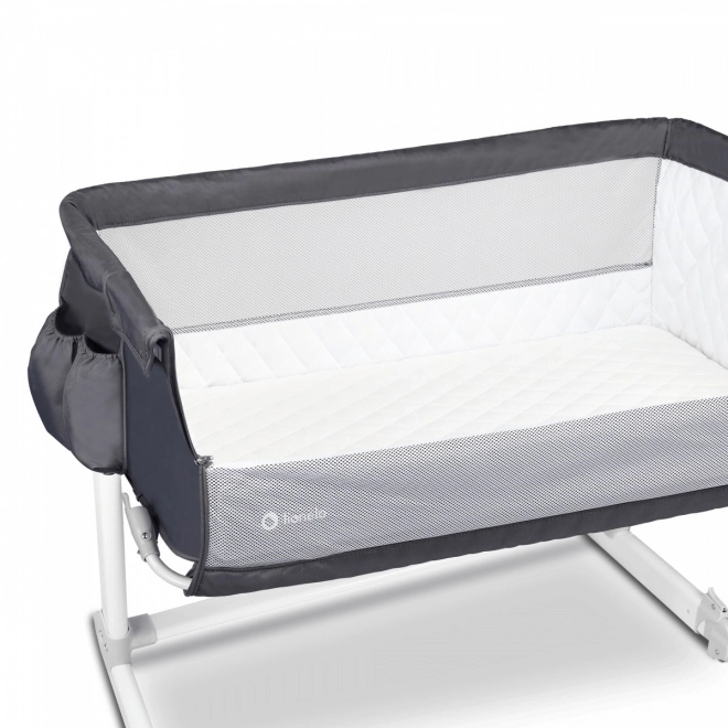 LIONELO Postýlka Theo 3v1 Dark Grey