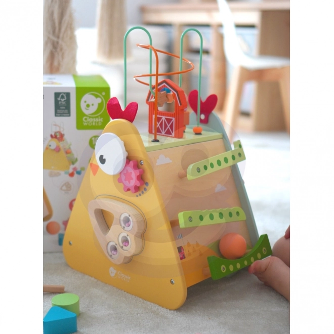 Montessori kostka farma pro děti