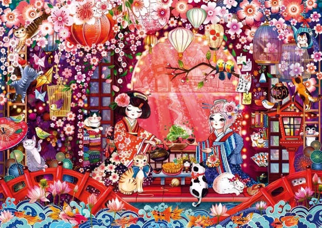 Puzzle Japonský čajový obřad 500 dílků