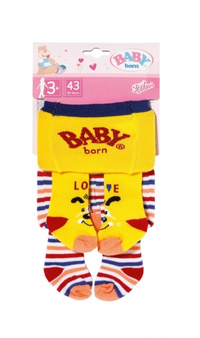Punčocháče Baby Born 2-pak
