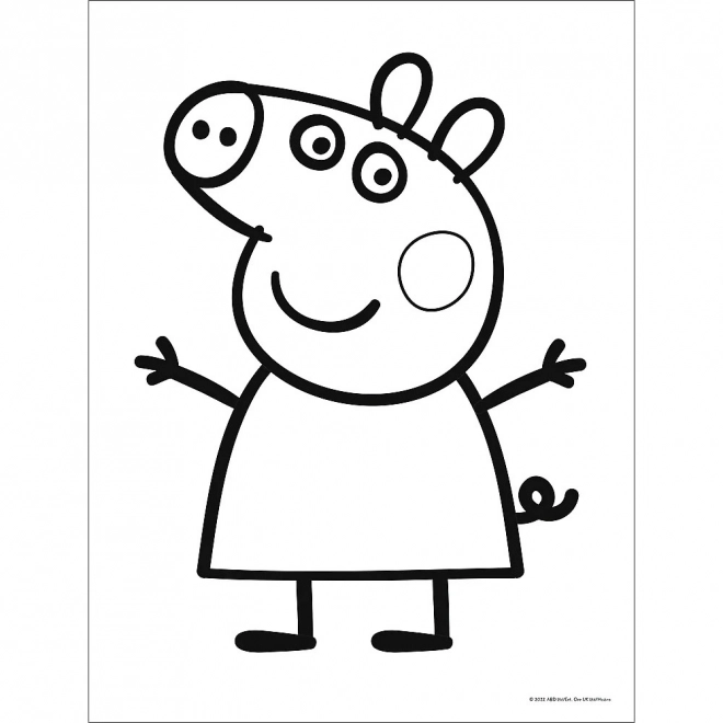 Skládačka Baby MAXI 2x10 Peppa Pig Veselý den