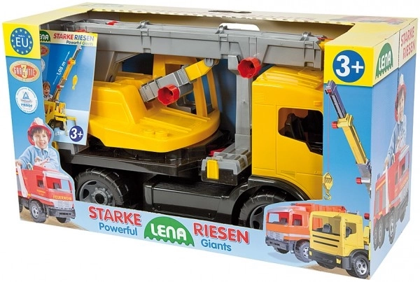 Dětský autojeřáb s plně mechanickými funkcemi