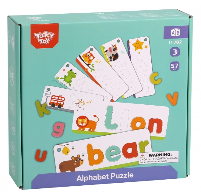 Puzzle abeceda Montessori pro děti s Tooky Toy