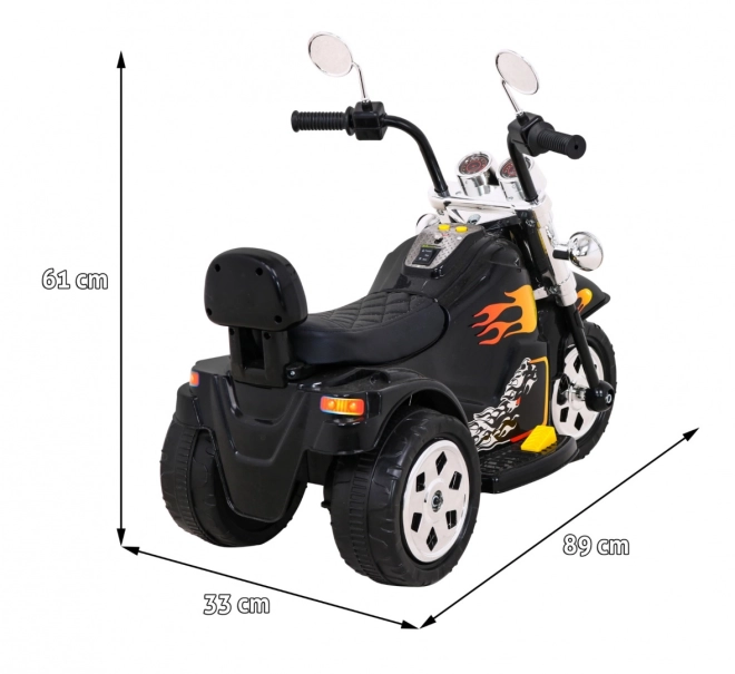 Motocykl Hot Chopper – Černý